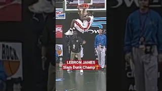 20 years ago LeBron James won the McDonald’s All-American Slam Dunk Contest 😱💪 #shorts