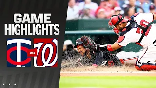 Twins vs. Nationals Game Highlights (5/20/24) | MLB Highlights