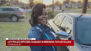 4 Kentucky police officers charged in Breonna Taylor killing