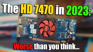 Overclocking A $9 GPU And Forcing It To Run Games - HD 7470 In 2023