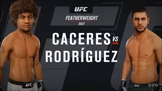 EA Sports UFC 3 - Alex Caceres vs Yair Rodríguez - Gameplay (HD) [1080p60FPS]