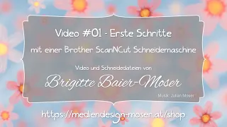 Anleitungsvideo Brother ScanNCut #01 Erste Schritte