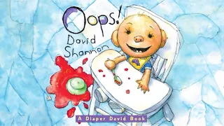 oops! david : a diaper david book by david shannon | kids books | read aloud : no david