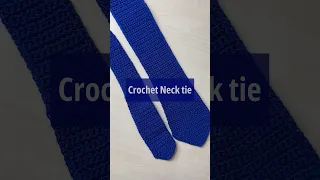 Crochet Neck tie for men.. full tutorial up on my channel!