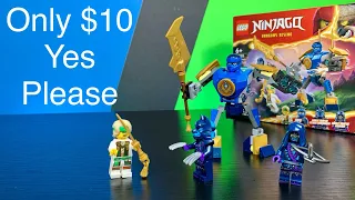Lego Ninjago Dragons Rising Jay’s Mech Battle Pack 2024 New 71805 Review