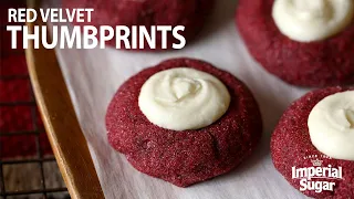 How to Make Red Velvet Thumbprints