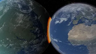 Earth Collides with Exoplanet - Universe Sandbox