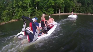 2017 Scarab jet boat almost sinks to the bottom!