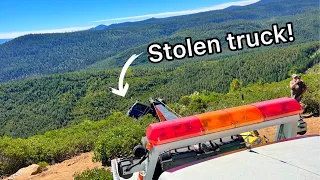 Stolen Truck Recovered From Deep Canyon!  (And this one isn’t fake 😂)