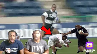 First Time Reacting to The Best of Jonah Lomu MUST SEE!! Part 1& 2