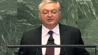 Eduard Nalbandyan's speech at the 67th UNGA