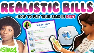 REALISTIC UTILITIES MOD, PAY PROPERTY TAXES, DEBT, & MORE | (Realistic) SIMS 4 MODS