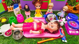 ஷில்ப்பாவோட பெரிய பொம்மையை குளிக்க வைக்க போறோம்/Barbie show tamil