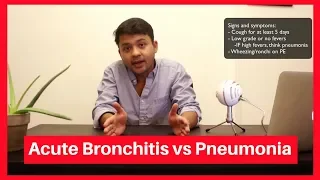 Acute bronchitis or pneumonia?