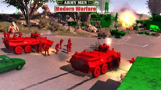 army men of modern warfare! The Red uprising Begins! Greens attacked!