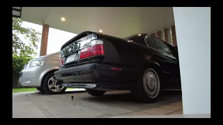 BMW E34 M5 Cold Start and Revving (High Quality Audio)