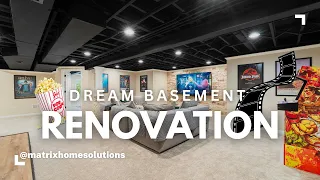 Creating The Ultimate Dream Basement Into Reality : Movies, Wet Bar And Poker Night...