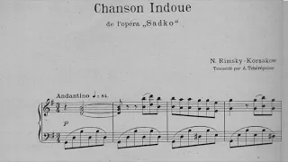 Nikolai Rimsky-Korsakov: "Song of India" from the opera "Sadko" (arr. for piano by A. Tcherepnin)