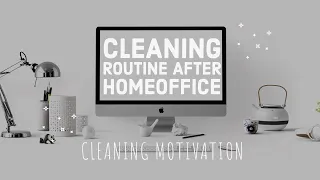 Speed cleaning routine after Homeoffice // Meine schnelle Putzroutine nach einem Tag im Homeoffice