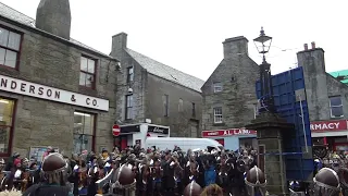 Up - Helly - Aa ..... Lerwick Market Cross ~ Guizer Jarls Squad, Shetland 2018.