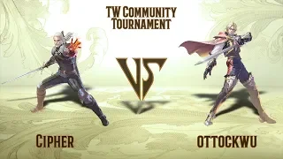 Cipher (Geralt) VS ottockwu (Raphael) - TW Community Tournament (28.12.2019)