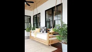 Porch Bed Swing Plans Easy #shorts