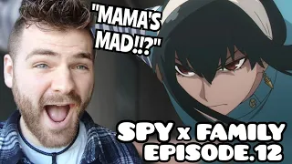 MAMA YOR STRIKES!!?! | Spy x Family | Episode 12 | ANIME REACTION