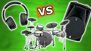 Electronic Drums on PA System vs Headphones | Comparison & What To Expect Playing eDrums Live