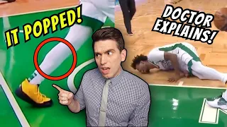 When Marcus Smart's Calf POPS in SCARY Injury Moment! Doctor Explains What Happened