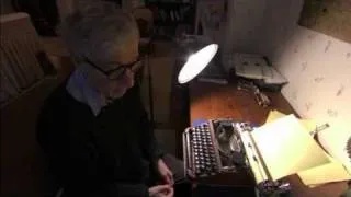 Woody Allen & his Typewriter