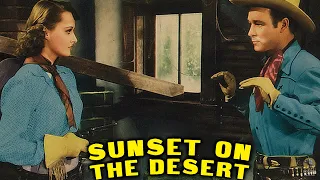 Sunset on the Desert (1942) Full Movie | Joseph Kane | Roy Rogers, George 'Gabby' Hayes