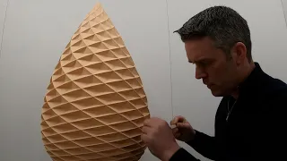 SCULPTING a PINE CONE with FIBONACCI GEOMETRY | James Parker Sculpture