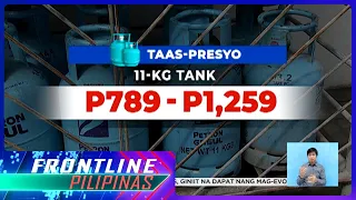 Halos P10-taas-presyo sa tangke ng LPG, epektibo ngayong May 1 | Frontline Pilipinas