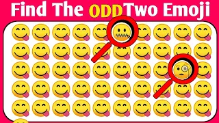 Find the odd one out - emoji and latter edition 😋🍓✌🏿 | easy, medium, hard levels quiz