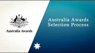 Australia Awards Selection Process Video