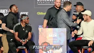 SHANNON BRIGGS EXPLODES AFTER STEROIDS DISS FROM VIDDAL RILEY AT KSI LOGAN PAUL PRESS CONFERENCE