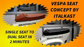 SLUK | 'Rapid Replace' Italkast Vespa Seat Concept (not VMC or Avotecnica)