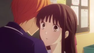 Fruits Basket | Cute Kyo and Tohru Moment