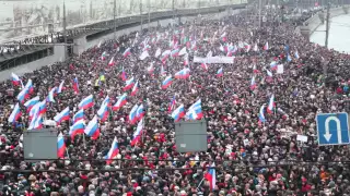 Траурное шествие памяти Бориса Немцова