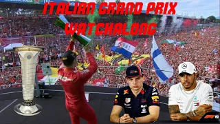 Formula One - Italian Grand Prix - Race Watchalong
