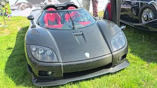 Stunning Koenigsegg CCXR and Bugatti Veyron and more at Motikon Cars and Cofee