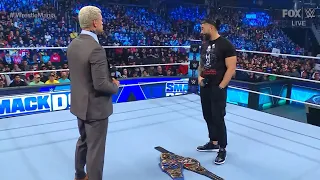 Roman Reigns and Cody Rhodes come face-to-face - WWE SmackDown 3/3/2023