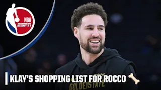 Klay Thompson shares what he got his dog Rocco for Christmas | NBA on ESPN