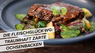 Perfekt geschmorte Ochsenbacken: Die Fleischglück-WG kocht!