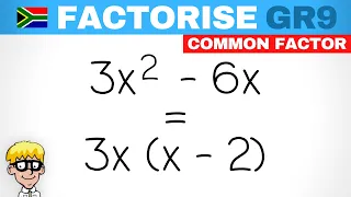 Gr 9 Factorisation: Common Factor