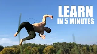 Learn How to Arabian (Backflip 180) - In 5 Minutes