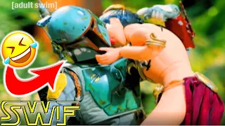 Wenn LEIA GEIL AUF BOBA FETT ist.. | Robot Chicken Star Wars Highlights #2 Deutsch