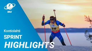 World Cup 21/22 Kontiolahti: Men Sprint Highlights