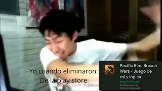 Yo cuando eliminaron Pacific Rim Breach Wars de la play store