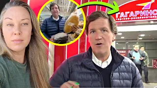 WATCH: TUCKER CARLSON STOCKING UP IN RUSSIA - INSANE INFLATION & U.S. GROCERY PRICES, SCAM REVEALED!